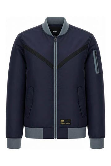 Vans Jas Jongens in maat 160 Blauw, Verzenden, Zo goed als nieuw, Vans, Jongen of Meisje
