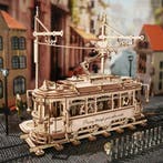 ROKR Classic City Tram – 3D Houten Bouwpakket, Verzenden, Nieuw