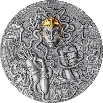 Kameroen. 2000 Francs 2023 Medusa - The Great Greek