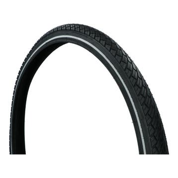 Dresco Buitenband Street 26 x 1.75  Zwart Reflecterend, Fietsen en Brommers, Fietsonderdelen, Verzenden, Nieuw
