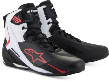 Alpinestars Faster-4 Zwart Wit Rood Motorschoenen, Nieuw met kaartje, Alpinestars, Laarzen, Heren