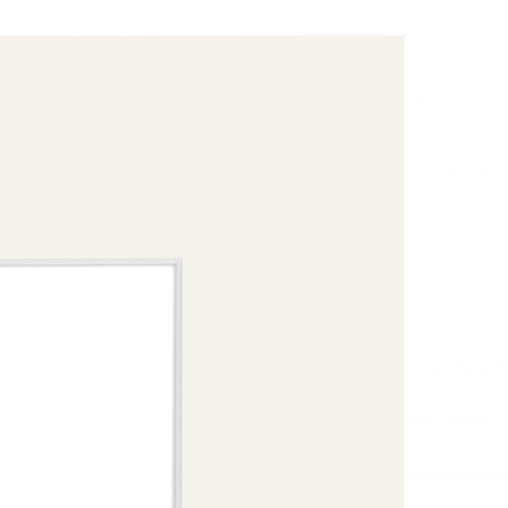 Passe Partout Gebroken Wit 40x50 cm - Uitsnede 27x34 cm, Huis en Inrichting, Woonaccessoires | Lijsten, Ophalen of Verzenden