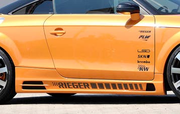 Rieger side skirt | TT (8J): 09.06- - Coupé, Roadster | r st, Verzenden, Nieuw, Audi