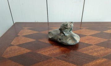 P. Chenet - Figuur - Kikker - Brons