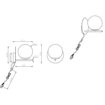 LED Wandlamp - Wandverlichting - Trion Pora - E14 Fitting -, Huis en Inrichting, Lampen | Wandlampen, Ophalen of Verzenden, Nieuw