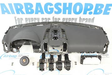 AIRBAG SET – DASHBOARD ZWART PORSCHE CAYENNE (2010-2017), Auto-onderdelen, Gebruikt, Porsche
