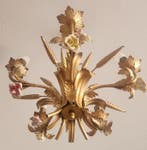 Denz Neheim Hüsten - Kroonluchter - Porselein - handgesmede