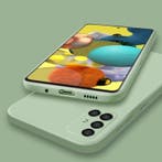 Samsung Galaxy A51 Square Silicone Hoesje - Zachte Matte, Verzenden, Nieuw