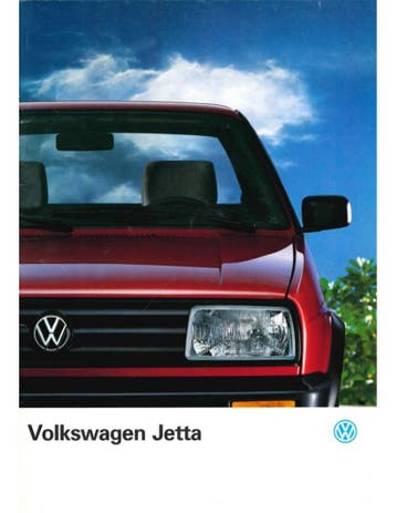 1991 VOLKSWAGEN JETTA BROCHURE NEDERLANDS, Nieuw, Volkswagen, Author