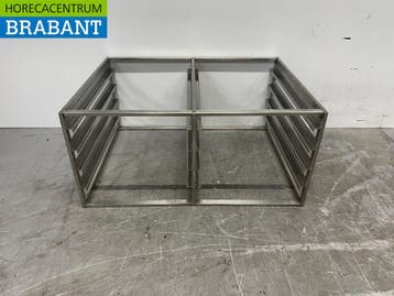 RVS Platenrek Regaal 8 x 1/1 GN 70 x 53 x 33 cm Horeca, Ophalen of Verzenden, Gebruikt