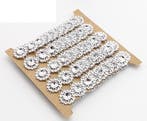 Zeeuwse knop ketting Zilver 15mm 2 meter, Ophalen of Verzenden, Nieuw