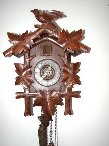 horloge Zwarte Woud - Hout - 1930-1940