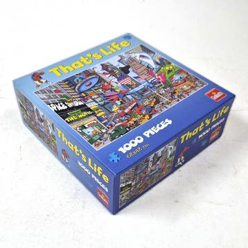 Goliath That's Life – New York / Space Invaders, 1000, Verzenden, Gebruikt