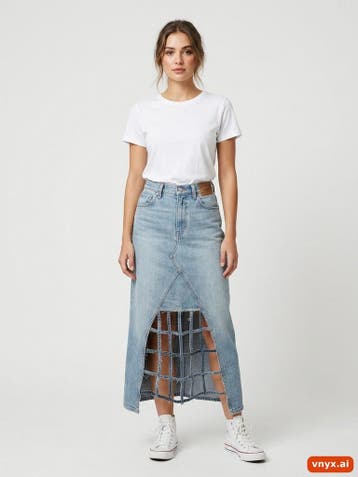 Levis Spijkerrokken Dames maat WW33 / L39 Blauw Vintage, Ophalen of Verzenden, Nieuw