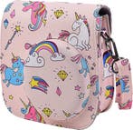 Case voor Instax Mini 11 - Roze/Eenhoorn, Verzenden, Zo goed als nieuw