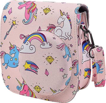 Case voor Instax Mini 11 - Roze/Eenhoorn, Verzenden, Zo goed als nieuw