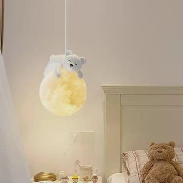 Creatieve LED Hanglamp met Cartoon Dieren - Slaapkamer & Kin, Verzenden, Nieuw