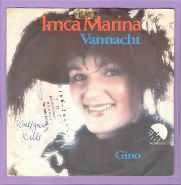 Imca Marina – Vannacht / Gino (1-7-Vinyl-Single), Cd's en Dvd's, Vinyl Singles, Ophalen of Verzenden, Nieuw in verpakking