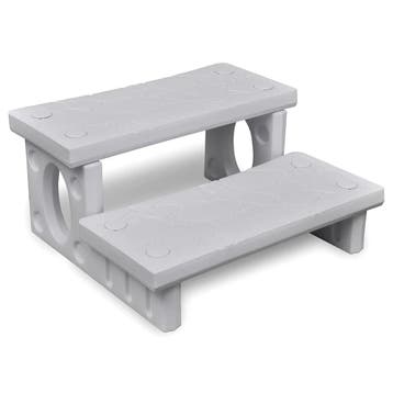 vidaXL Spatrap wit, Tuin en Terras, Zwembad-toebehoren, Verzenden, Nieuw