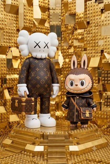 I_KONIQ - Golden lego Labubu and K friend, Nieuw