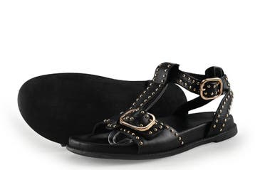 Sacha Sandalen in maat 38 Zwart, Verzenden, Zwart, Sandalen of Muiltjes, Zo goed als nieuw