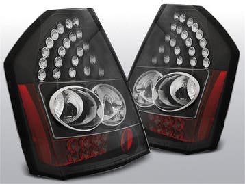 Carnamics Achterlichten | Chrysler 300C 04-11 4-d |  zwart, Auto-onderdelen, Verlichting, Verzenden, Nieuw
