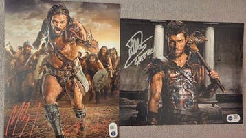 Spartacus - Liam Mclntyre (Spartacus) and Manu Bennett, Nieuw