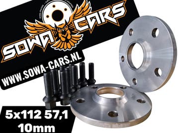 Spoorverbreders Spacers VW Golf R GTI GTD 5 6 7 8 5x112 10mm, Verzenden