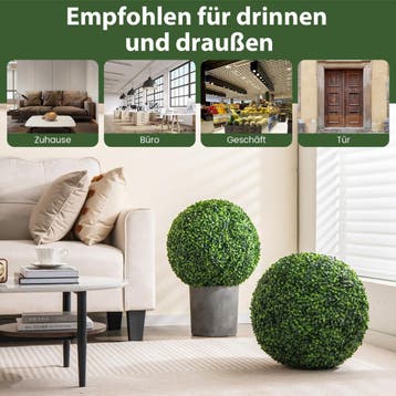 2dekans | Coast 2-serie buxus UV-resistente decoratieve, Ophalen of Verzenden, Zo goed als nieuw