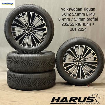 18 inch originele VW Tiguan – 571601025K Napoli velgen, 18 inch, Gebruikt, Banden en Velgen, 235 mm