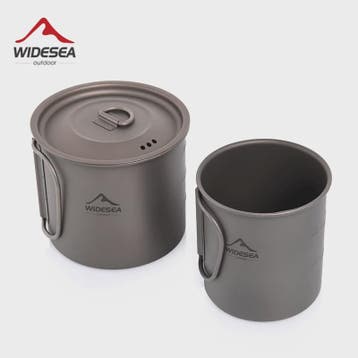 Widesea Titanium Camping Mok - Lichtgewicht & Duurzaam Outdo, Verzenden, Nieuw