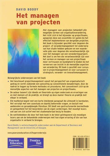 Het managen van projecten - D. Boddy 9789043007108, Verzenden, Gelezen, D. Boddy