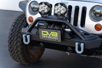 DV8 Offroad Fairlead Mounted Flip-Up License Plate Bracket, Ophalen of Verzenden