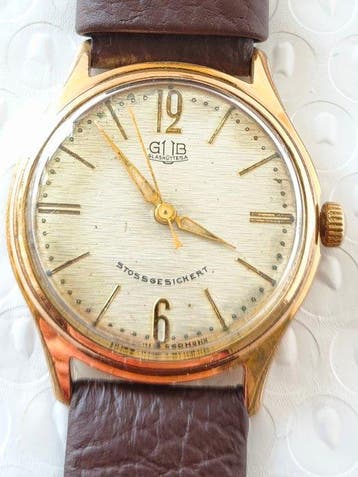 GUB Glashütte - Vintage mens watch – caliber 60.1 – 20, Nieuw