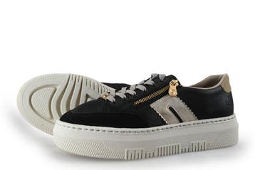 Rieker Sneakers in maat 39 Zwart, Verzenden, Zwart, Sneakers of Gympen, Gedragen