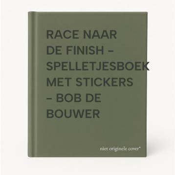 RACE NAAR DE FINISH - SPELLETJESBOEK MET STICKERS - BOB DE, Verzenden, Gelezen
