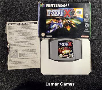 F-zero X beschadigd boekje (Nintendo 64 tweedehands game), Spelcomputers en Games, Games | Nintendo 64, Ophalen of Verzenden, Zo goed als nieuw