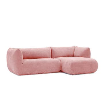 Loungebank Veendam - loungebanken - Roze, Nieuw, Stof