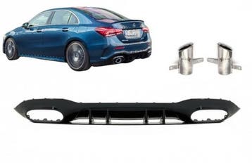 Achterdiffusor Mercedes A-Class V177 Sedan (2018-..) chroom, Ophalen of Verzenden, Nieuw