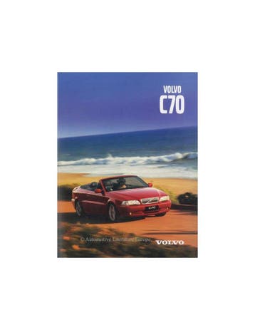 2000 VOLVO C70 CABRIOLET BROCHURE NEDERLANDS, Boeken, Nieuw, Volvo, Author