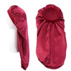 Satijnen Bonnet voor Dreadlocks / Braids / Rasta - Rode Drea, Ophalen of Verzenden, Nieuw
