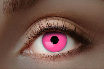 UV Flash Roze kleurlenzen 1 Maand, Ophalen of Verzenden, Nieuw