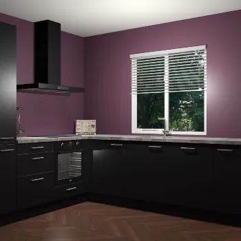 Zwart keuken Doha 37957, Verzenden, Nieuw
