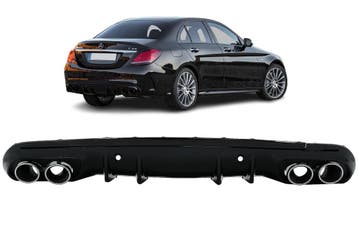 Diffuser | geschikt voor Mercedes-Benz | C-klasse 14-20 4d s, Verzenden, Nieuw, Mercedes-Benz