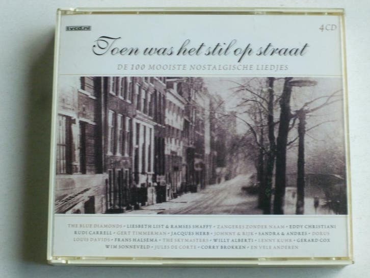 Toen was het stil op straat (4 CD), Cd's en Dvd's, Cd's | Nederlandstalig, Zo goed als nieuw, Ophalen of Verzenden