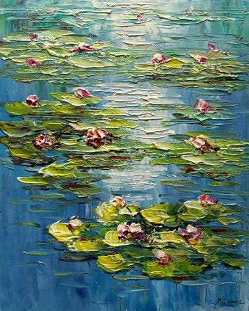 P. Gómez (XXI) - Water Lilies Inspiration