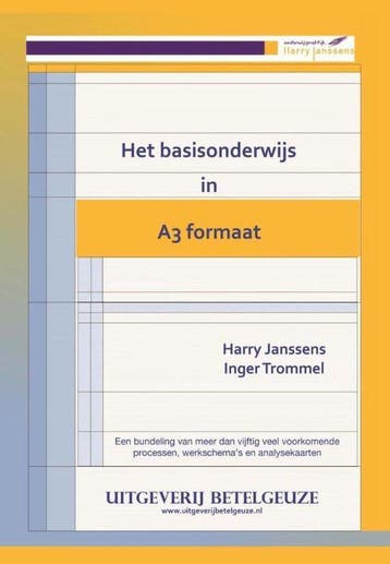 9789087081560 Het basisonderwijs in A3 formaat, Verzenden, Zo goed als nieuw, Harry Janssens