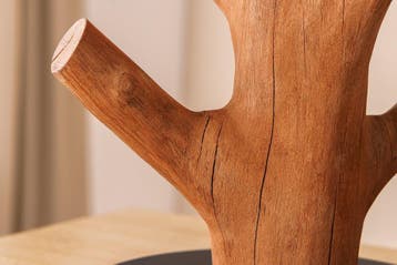 Tafellamp JEWELRY 60cm natuurlijke mangosteenhouten, Ophalen of Verzenden, Nieuw
