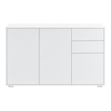 Commode Paarl druk en open 74x117x36 cm wit hoogglans, Verzenden, Nieuw
