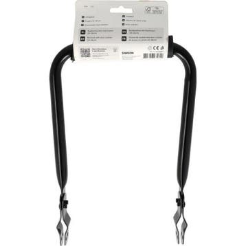 Simson bagagedrager rugsteun 15-16cm Zwart met vinyl rugk..., Ophalen of Verzenden, Nieuw